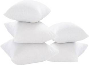 rishal Polyester Fibre Solid Cushion Pack of 5