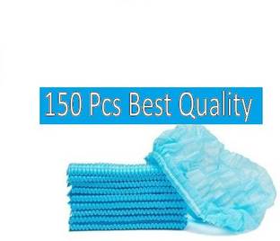 SabSure Disposable Non Woven Bouffant Cap Surgical Head Cap (150 Pcs ) Surgical Head Cap