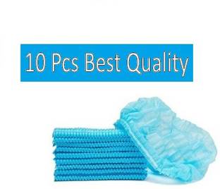 SabSure Disposable Non Woven Bouffant Cap Surgical Head Cap (10 Pcs ) Surgical Head Cap