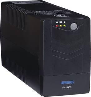 LUMINOUS LB600PRO 600VA UPS -PRO 230 V Offline/Standby Tower Model UPS with Overload Protection 3 Outlet Plugs