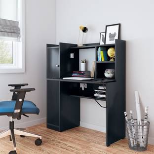 Bharat Lifestyle Moon flower Engineered Wood Study Table