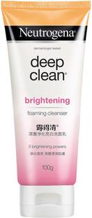 NEUTROGENA Deep Clean Brightening Foaming Cleanser Face Wash