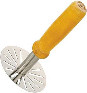 VIVAAN Vivaan wooden potato vegetable masher Steel Masher