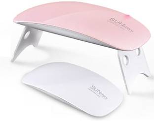 SUNmini 6W LED UV Nail Polish Dryer Curing Lamp Light Portable for Gel Based Polishes Nail Polish Dryer