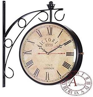 Wadhwa Times Analog 32 cm X 24 cm Wall Clock