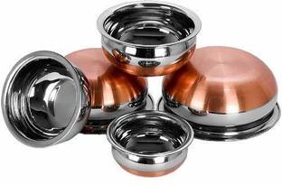 IM ENTERPRISE New Handi Pot 5 Piece Set Combo Serving Handi Handi 0.5 L, 0.8 L, 1.0 L, 1.2 L, 1.5 L Cookware Set