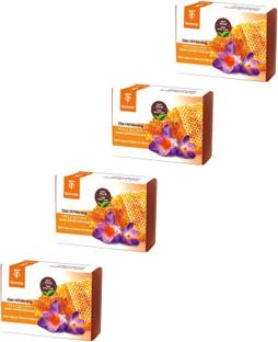 Feonnaa Rose & Saffron Soap 80 gm (Pack of 4)