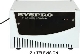 Syspro Z Plus Television Stabilizer for LED TV Upto 50 Inch 100% Copper LED STABILIZER With 3 years wa...