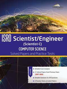 ISRO Scientist / Engineer (Scientist - C) - Computer Science - Solved Papers and Practice Tests First Edition