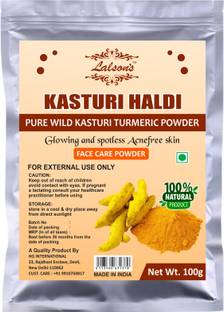 Lalson's Kasturi Haldi Pure Wild Kasturi Turmeric Powder For Face & Skin Care