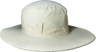 teknik 100% Cotton Canvas Cricket Panama Hat Extra Wide Oval Brim