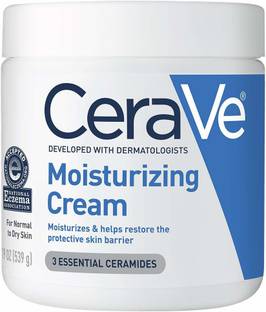CeraVe Moisturizing Cream Daily Face and Body Moisturizer for Dry Skin 19 Ounce