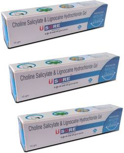 Nukind Usore Gel for mouth Ulcer pack of 3 - Regular