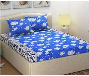 ANCHEL 150 TC Polyester Double Printed Flat Bedsheet
