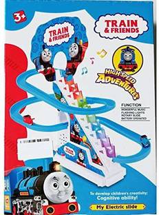 Navkar Funny Train & Friends Battery Operated Race Toy