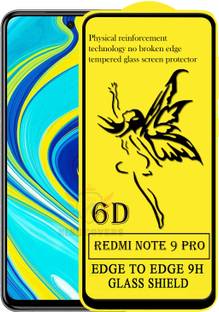 किन कवर्स एज टू एज टेम्पर्ड ग्लास Redmi Note 9 Pro के लिए