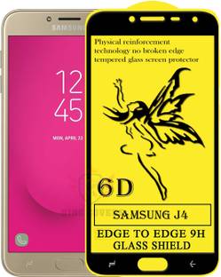 KING COVERS Edge To Edge Tempered Glass for Samsung Galaxy J4
