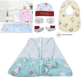 Miss & Chief by Flipkart Infant Daily Essential Items | Gift Set | Combo Pack(0-3 Months)(Total Items: 7)