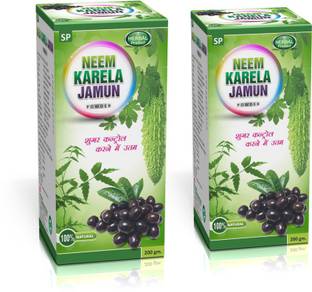 SP PHARMA NEEM KARELA JAMUN POWDER |200gm| Herbal Remedy for Sugar/Diabetes