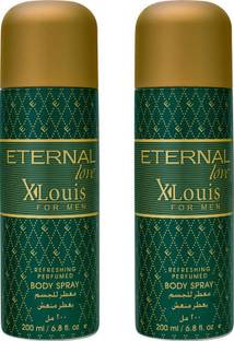 Eternal Love Body Spray Xlouis Men 200ml (Pack of 2) Body Spray  -  For Men
