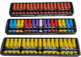 Universal Abacus Combo-Kids Abacus-17 rod-(Pack of 3)