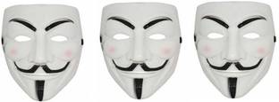 yubirth V for Vendetta Mask (Pack of 3) Party Mask