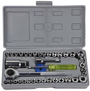 VIRADIYA BHROTERS DP High Quality 40pc Socket Tool Kit Set Hand Tool Kit