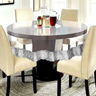 Bluegrass Plastic 6 Seater Solid, Embroidered Table Cover