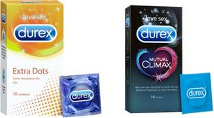 DUREX extra dots and mutual climax Condom