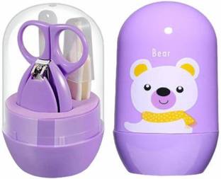 MOM'S PRIDE Baby Care Baby Nail Clipper, Scissor, Tweezer and Nail Cleaning Sets