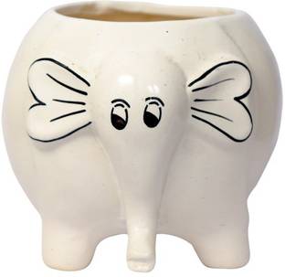 OriginalCeramics Elephant Ceramic pot || Plant Container Set Plant Container Set