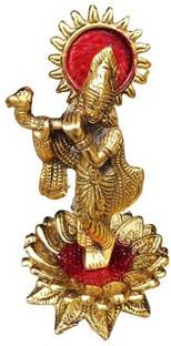 dwarkadhish Krishna murti Decorative Showpiece  -  18 cm