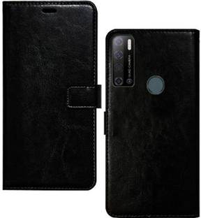 METOO Flip Cover for Tecno LC8 Flip Cover : Black, Tecno LC8 Leather Back Cover LC8, FLIP COVER LC 8 FLIP COVER