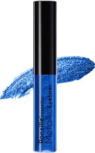 RONZILLE Blue Waterproof shimmer Metallic Glitter Eyeliner 5 ml
