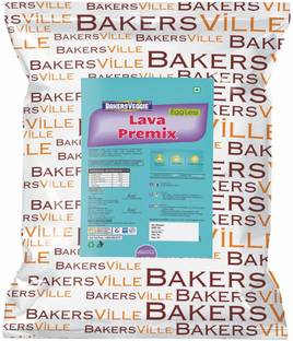 Bakersveggie Eggless Lava Cake Premix,1kg 1 kg