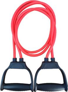 Shopeleven Pull rope Rubber Band Resistance Tube for Workout Exercise(Pack of 1,Multicolor) Resistance Tube