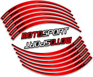 Piston Graphics Motorcycle Rim Sticker