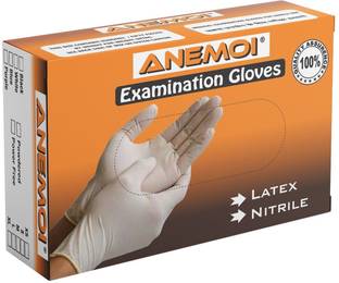 ANEMOI Disposable Latex Gloves, Comfortable to Wear Cleaning Latex Examination Gloves