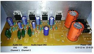 Salcon Electronics 2 Channel 120 Watts Chip Audio Amplifier Kit Home Theater Board Sound Recorder and Sound Circuit Electronic Hobby Kit