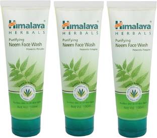 HIMALAYA Neem Facewash pack of 3 Face Wash