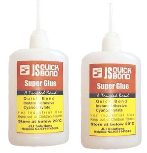 JS QUICK BOND SUPER GLUE 50 ML 2PC SET GLUE Glue