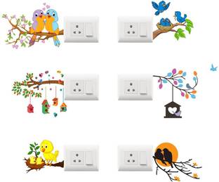 SUSDRASHYA 30.48 cm DECORATIVE SWITCH BOARD Self Adhesive Sticker