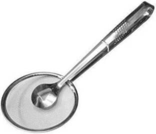 Vibgyor Products Stainless Steel Snack Fryer Filter Spoon with Clip Multi-Functional Oil Mesh Colander Kitchen Serving Tongs Stainless Steel Snack Fryer Filter Spoon with Clip Multi-Functional Oil Mesh Colander Kitchen Serving Tongs 32 cm Utility Tongs