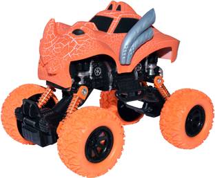 Toyshack Pull Back Dinosaur Monster Truck with Big Rubber Wheels for Kids