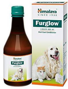 HIMALAYA Furglow (Skin & Coat Tonic) liquid for Dogs & Cats | Omega Fatty Acid Supplement Pet Health Supplements