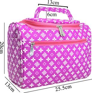 adbeni Multifunctional Extra Large Cosmetic bag for travel | Waterproof Household Grooming Kit Storage | Makeup Organisers for accessories for men & Women (Magenta-10) Multi Purpose Vanity Box
