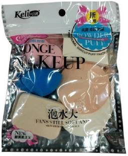 Uchiha 6 in 1 makeup sponge and Puff set for make up
