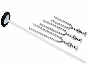 Forgesy QUEEN SQUARE PATTERN KNEE HAMMER + TUNING FORK Neurological Surgical Hammer