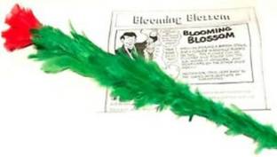 R.s.Magic Tricks Magic Tricks New Blooming Blossom Feather Flower Trick Flower Gag Toy