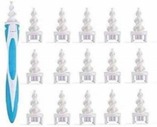 jbm Smart Swab Disposable Ear Wax Cleaner System Electric Ear Cleaner Disposable Ear Wax Cleaner System Ear Cleaner with Nibs Electric Ear Cleaner Electric Ear Cleaner